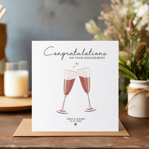 Personalised Engagement Card - Newly Engaged