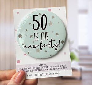 Birthday Age Badge - 50th Birthday