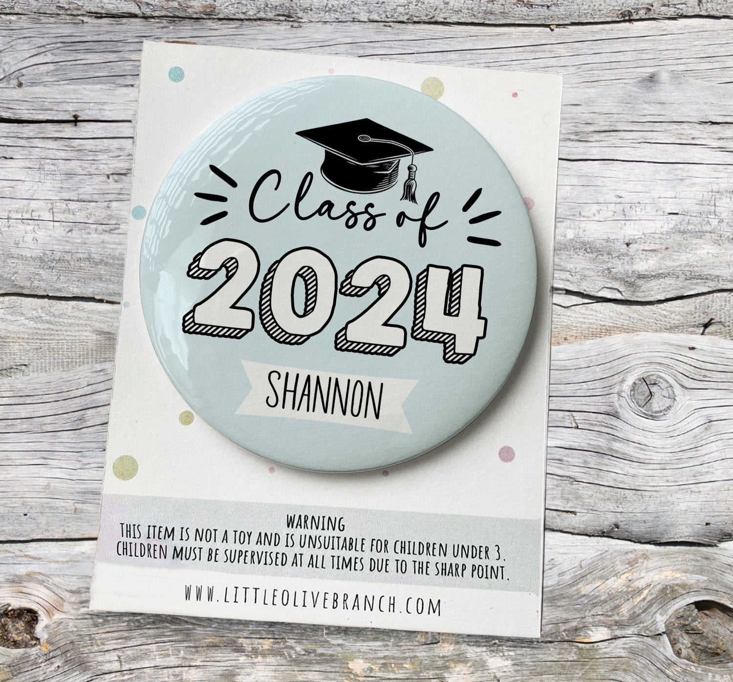 Graduation Badge - I Graduated Badge - Celebration Badge - Congratulations Badge