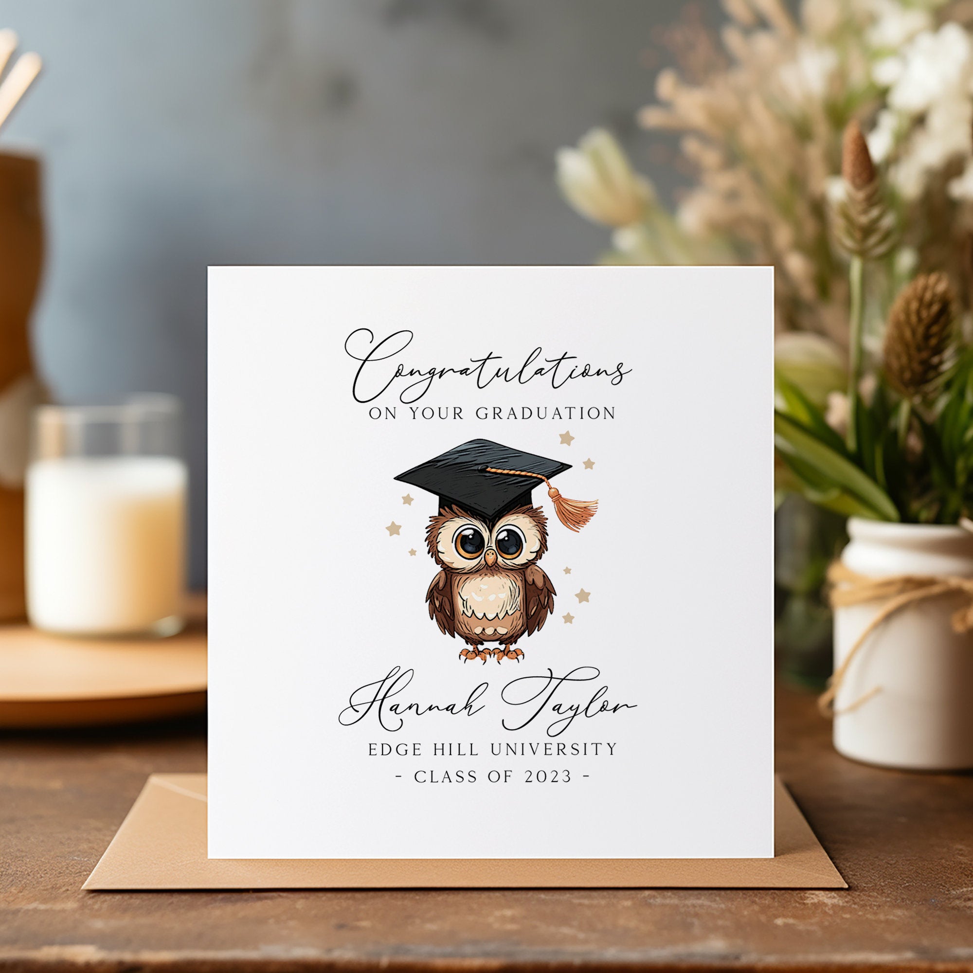 Personalised Graduation Card - Graduated Card - Celebration Card - C111