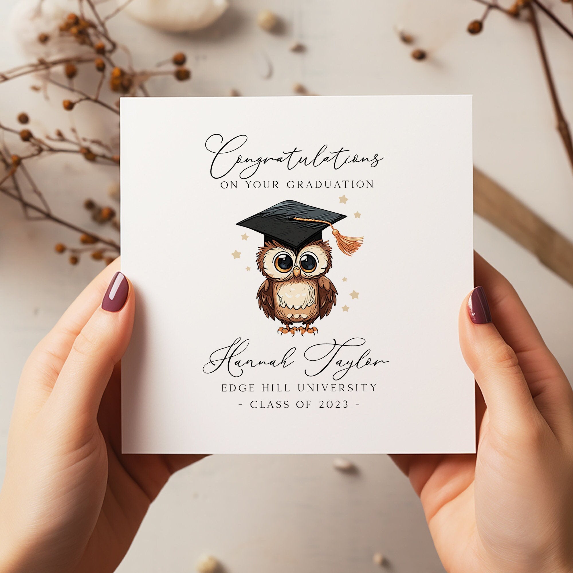 Personalised Graduation Card - Graduated Card - Celebration Card - C111