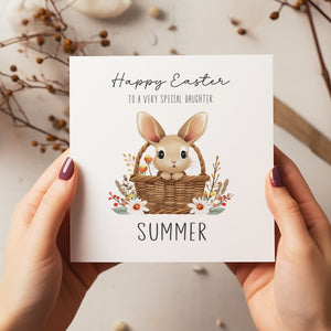 Personalised Happy First Easter / Happy Easter Card - Easter Card - 1st Easter - Baby's First Easter Card