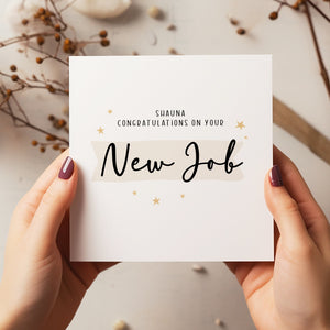 Congratulations New Job Card - New Chapter - Promotion Card