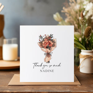 Thank You Card - Personalised Card - C130