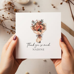 Thank You Card - Personalised Card - C130