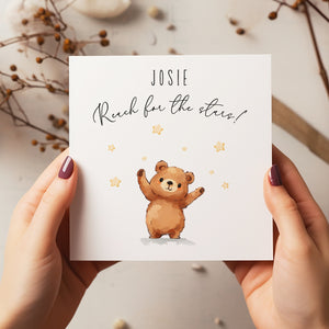 Good Luck Card - Reach For The Stars - New Chapter - Promotion Card