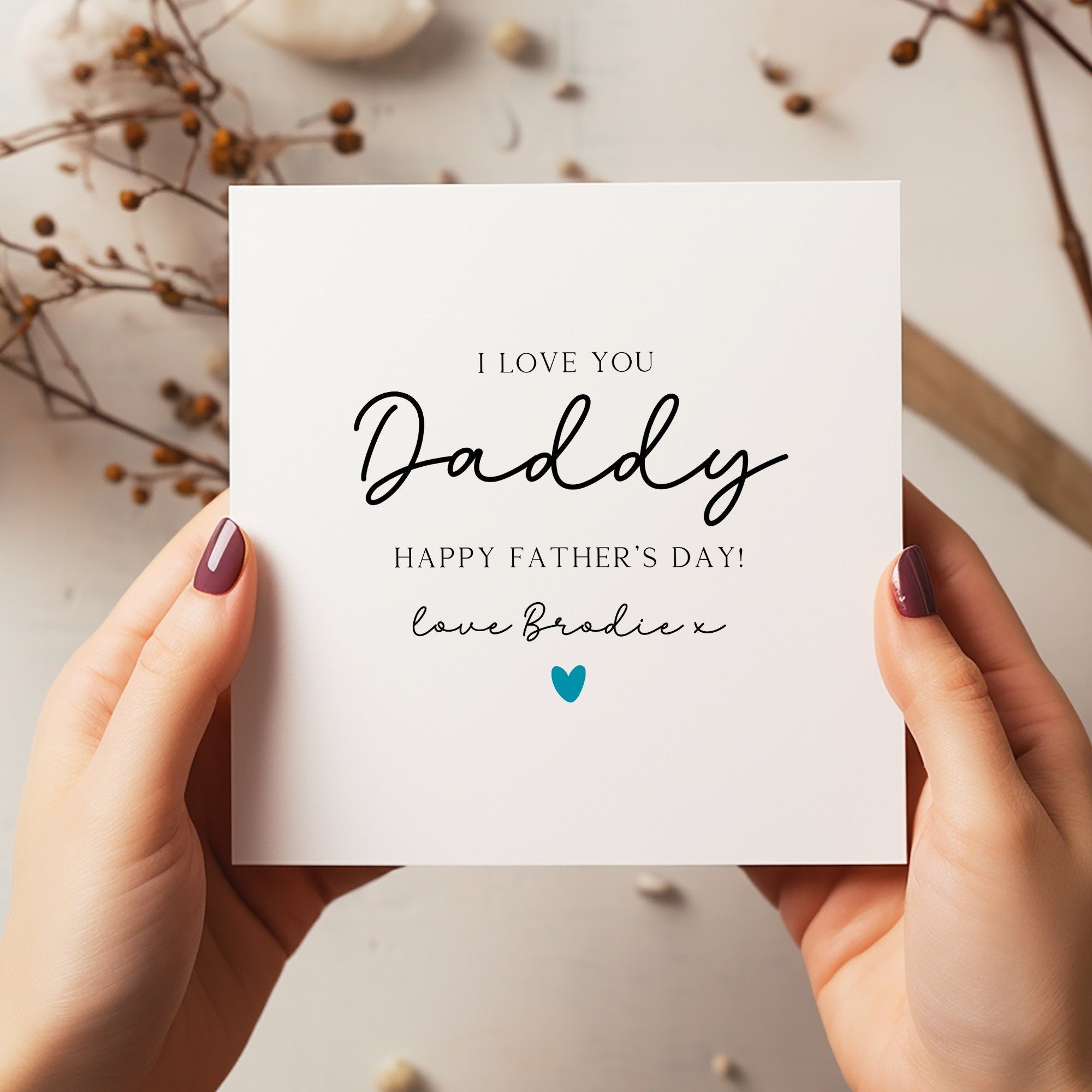 Happy Father's Day Card - Daddy Card - Father's Day Card - Dad Greeting Card - First Time Dad - 1113