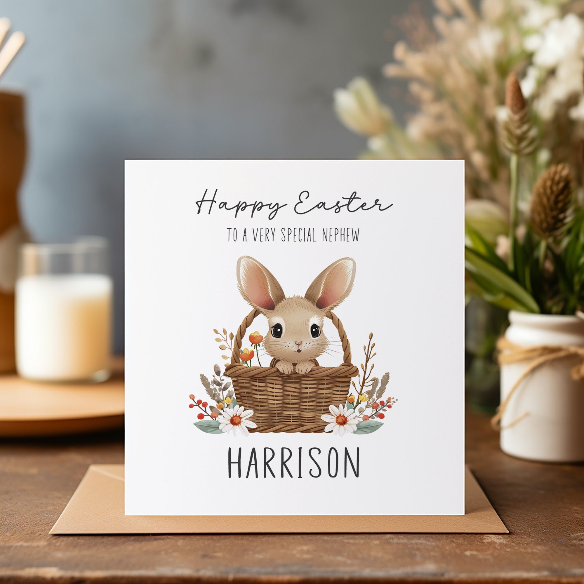 Personalised Happy First Easter / Happy Easter Card - Easter Card - 1st Easter - Baby's First Easter Card