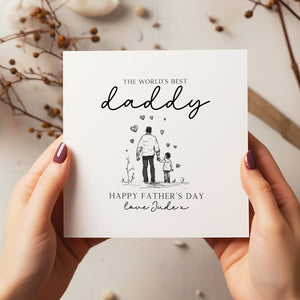 Happy Father's Day Card - Daddy Card - Father's Day Card - Dad Greeting Card - First Time Dad - C1185