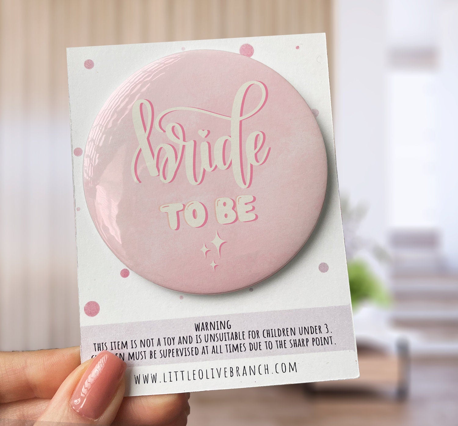 Personalised Bride Badge - Team Bride Badge - I'm Getting Married Badge - Hen Party Badge - B1246