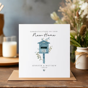 Personalised New Home Card - New Home Gift - Congratulations On Your New Home - Happy Moving Day - New Home Card For Friends - C1242