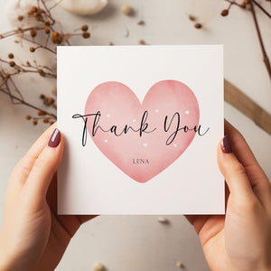 Thank You Card - Personalised Card - A Big Thank You - C1252