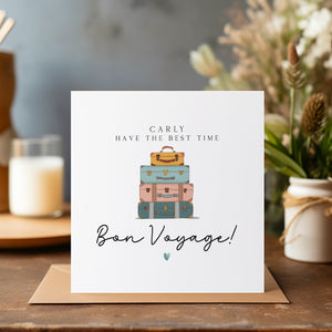 Bon Voyage Card - Travelling Card - Have The Best Time Card - Safe Travelling - Gap Year - C1260