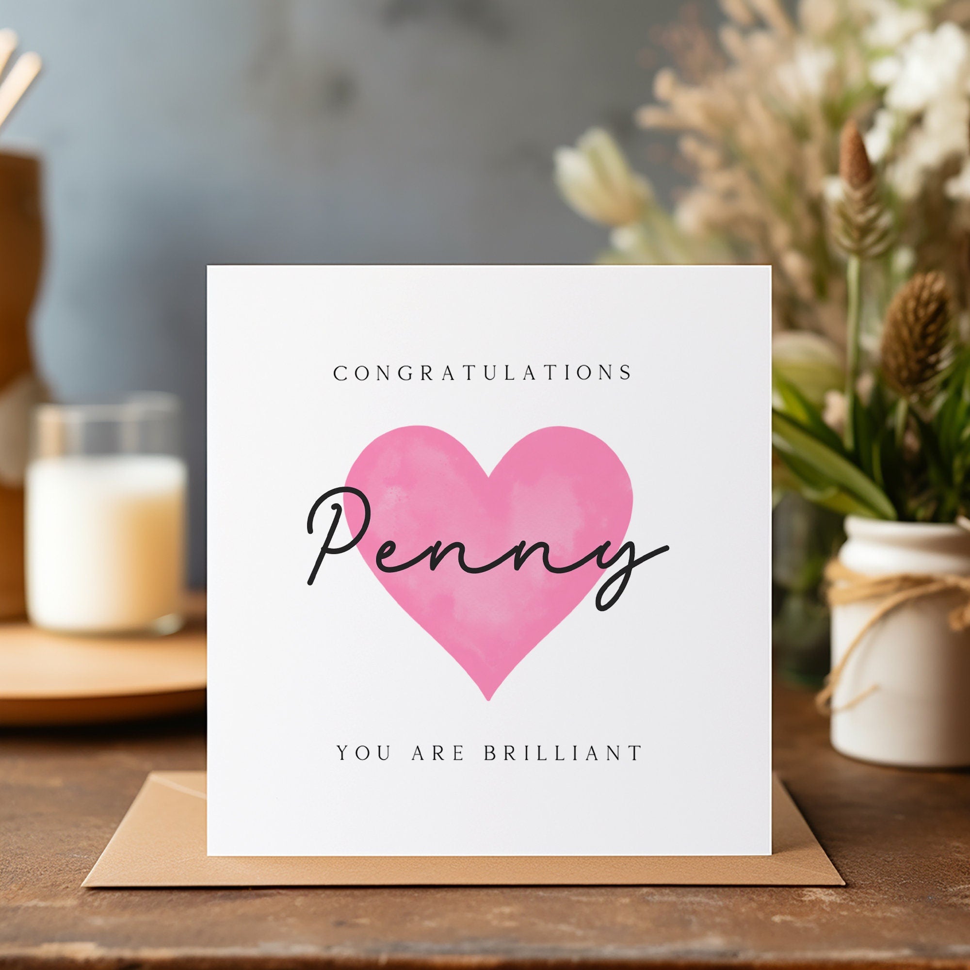 You Are Brilliant Card - Congratulations Card - New Chapter - Promotion Card - Proud Of You - C1264