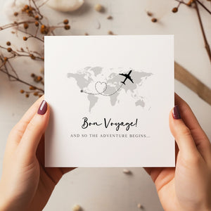 Bon Voyage Card - Travelling Card - Have The Best Time Card - Happy Travelling - Gap Year - C1182