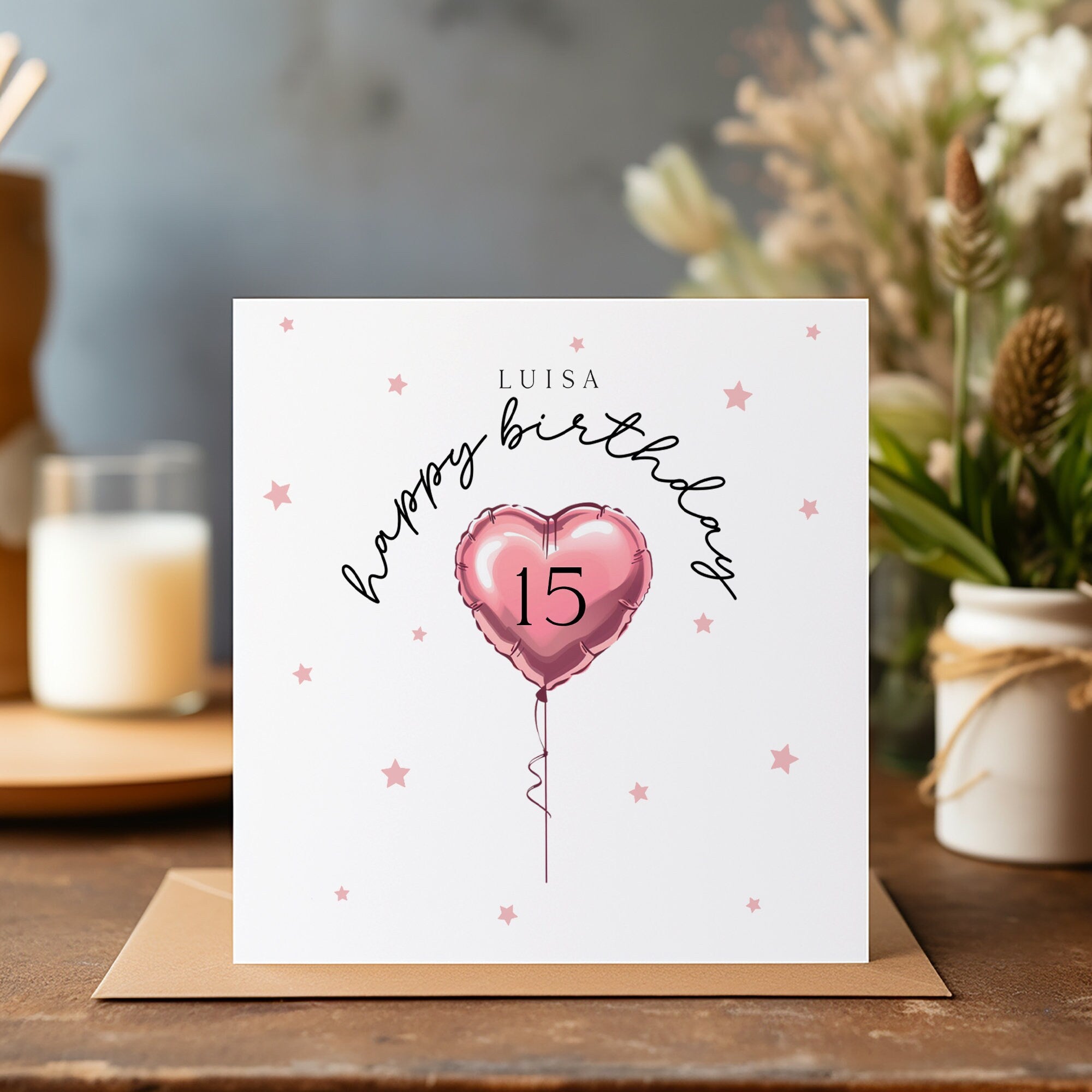 Personalised Birthday Card - Happy Birthday - Birthday Card - Friend Birthday Card - Card for Her - C1438