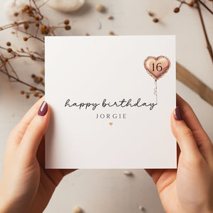 Personalised Birthday Card - Happy Birthday - Birthday Card - Friend Birthday Card - Card for Her - C1435