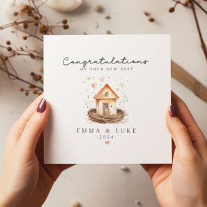 Personalised New Home Card - New Home Gift - Congratulations On Your New Home - Happy Moving Day - New Home Card For Friends - C1498