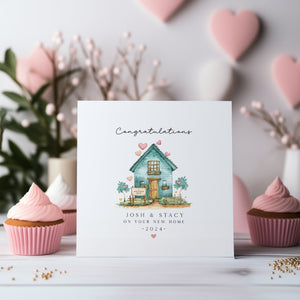 Personalised New Home Card - New Home Gift - Congratulations On Your New Home - Happy Moving Day - New Home Card For Friends - C1473