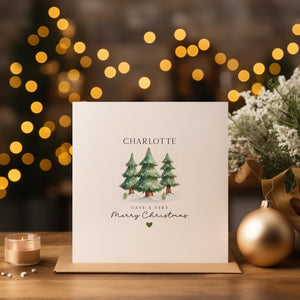 Personalised Christmas Card - Family Christmas Card - Couple Christmas Card - Neighbour Christmas Card - C1527