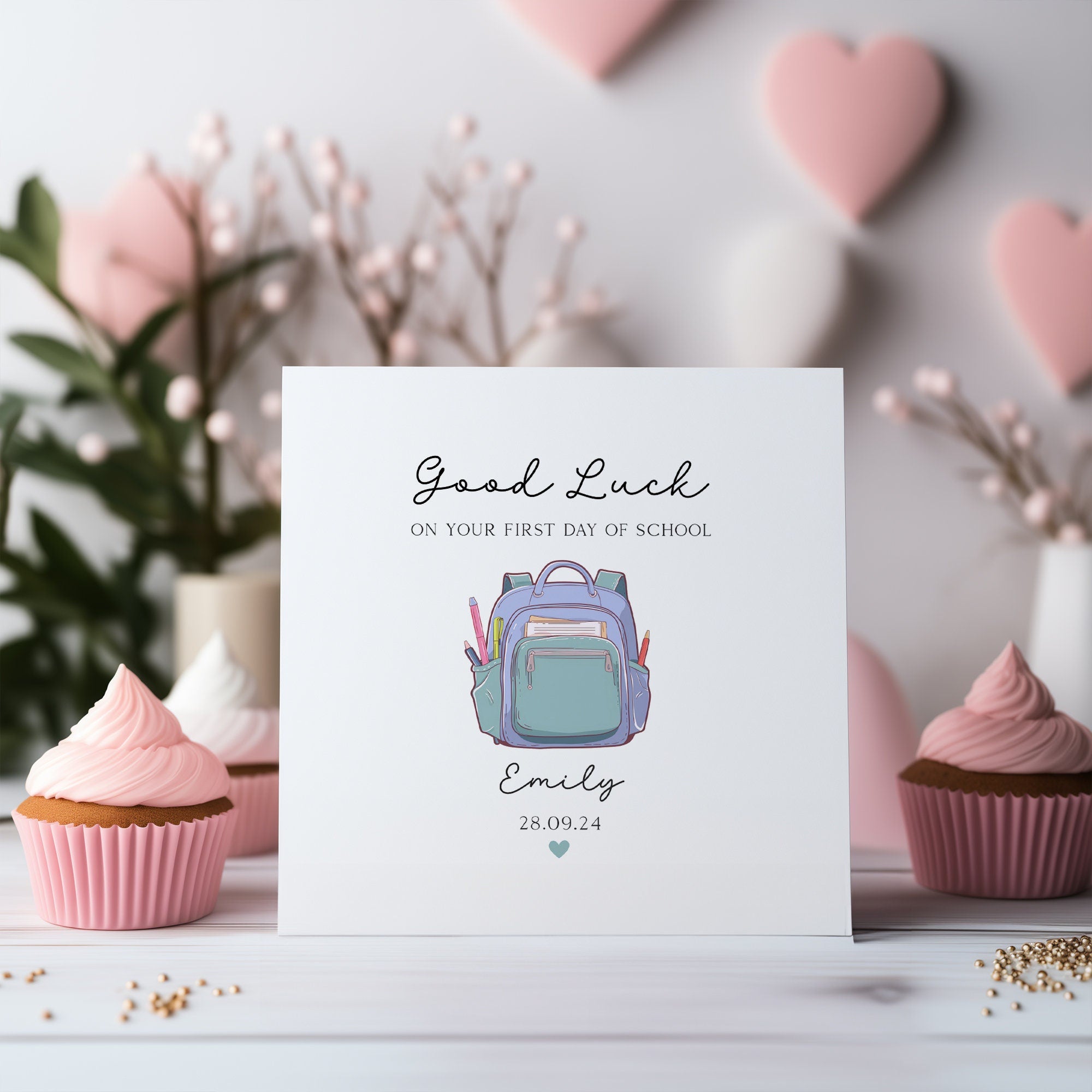 Personalised First Day Of School Card - New School Card - Going To School Card - Reception Card - C1573