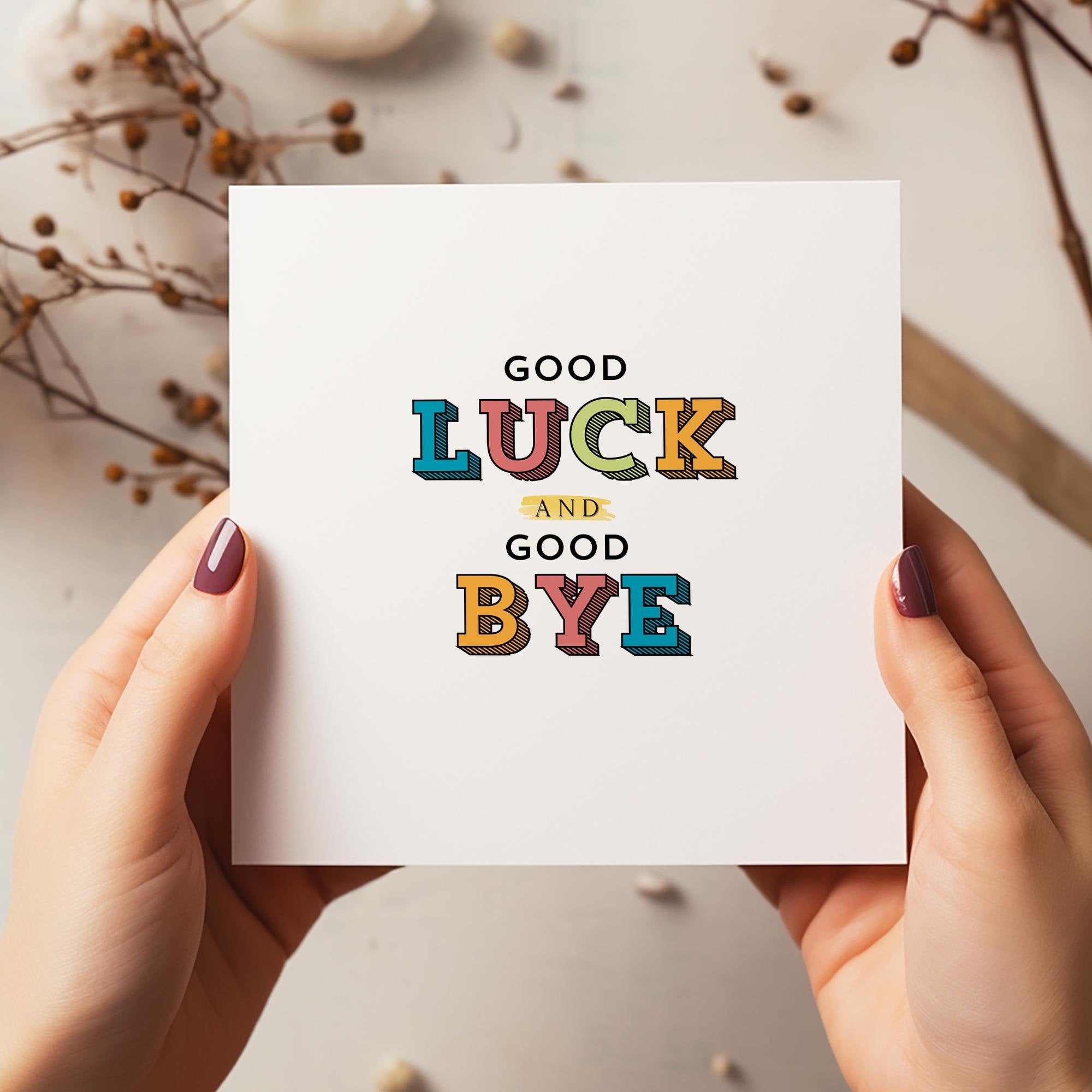 Good Luck Leaving Card - New Chapter - Promotion Card - Proud Of You - New Job - C1698