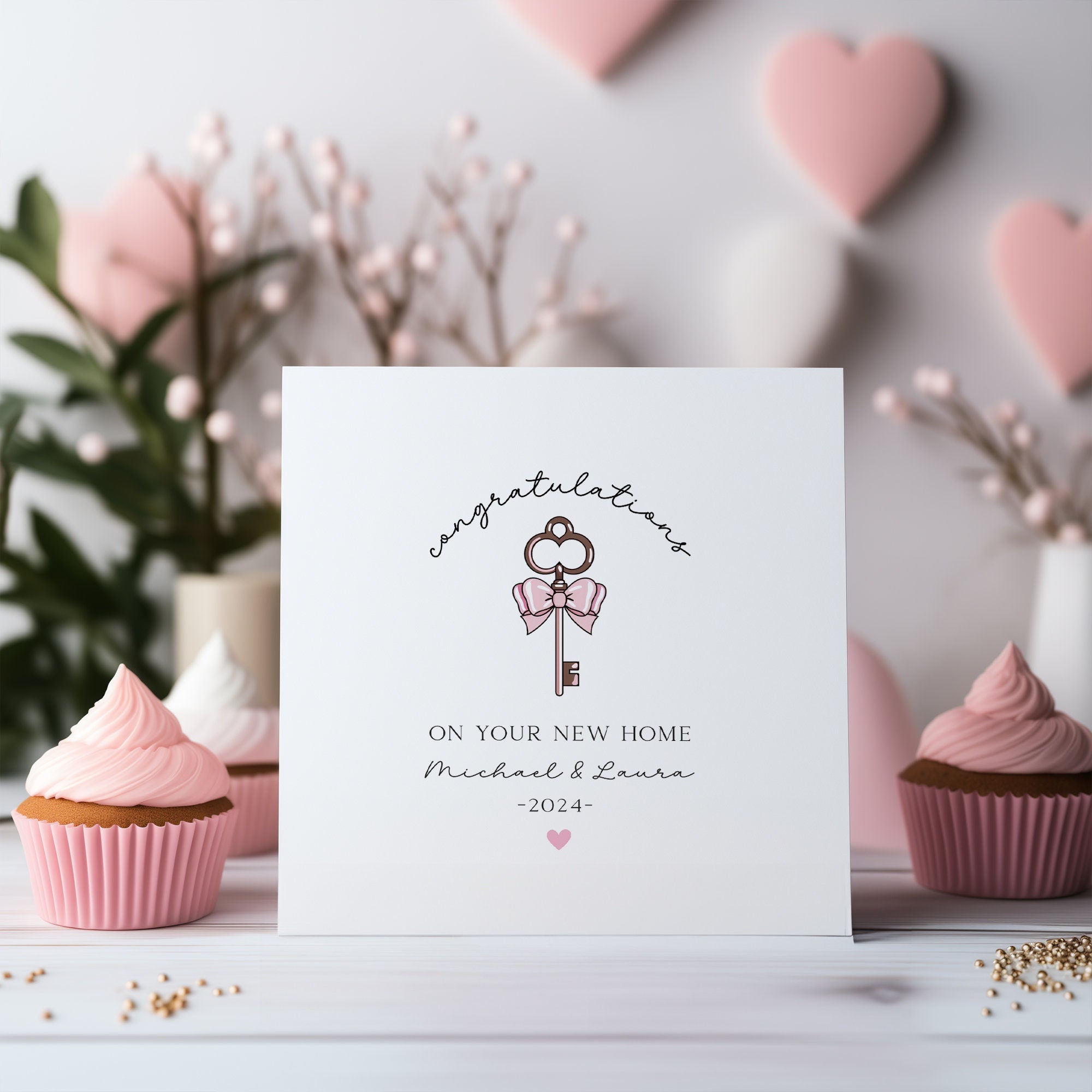 Personalised New Home Card - New Home Gift - Congratulations On Your New Home - Happy Moving Day - New Home Card For Friends - C1525