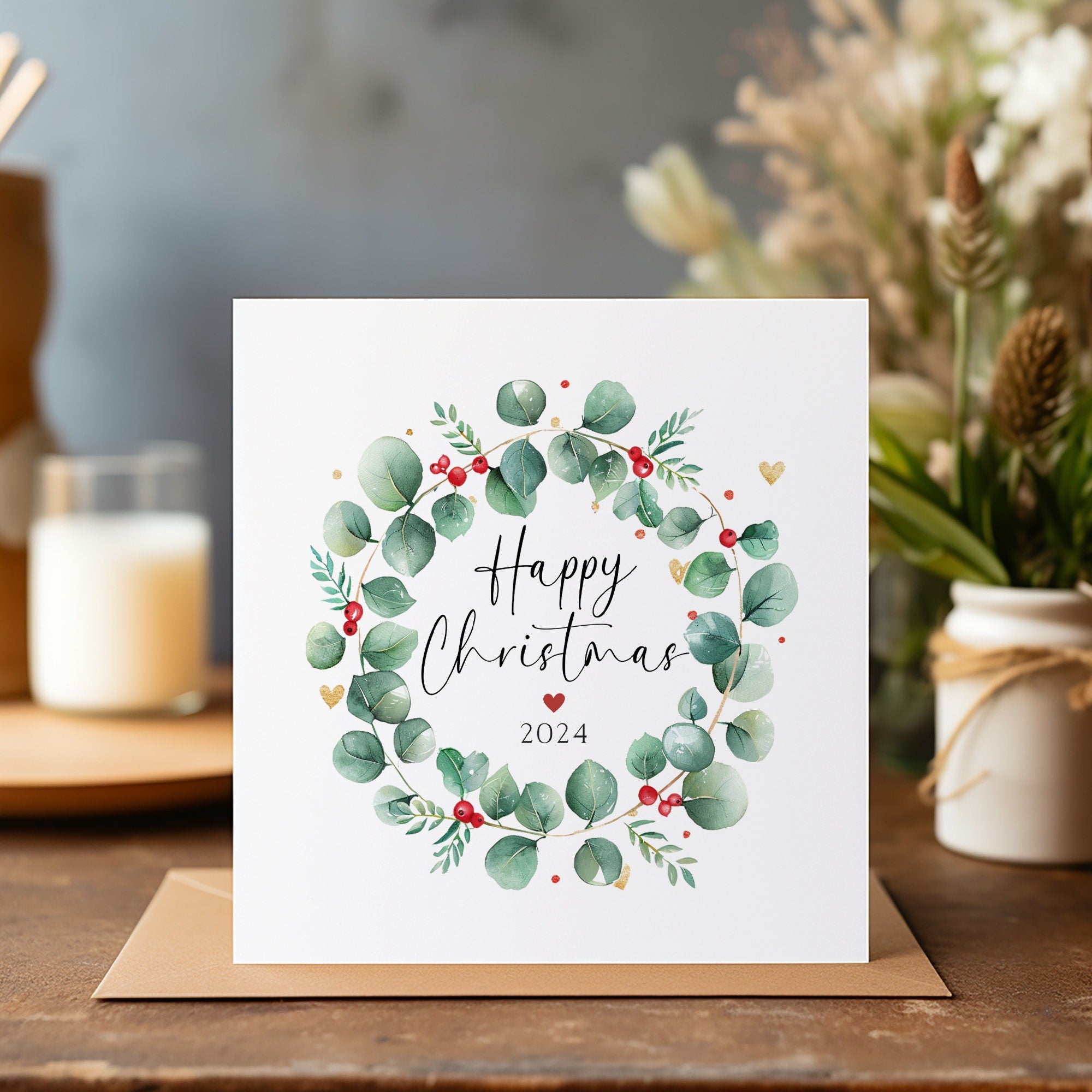 Personalised Christmas Card - Family Christmas Card - Couple Christmas Card - Neighbour Christmas Card - C1533