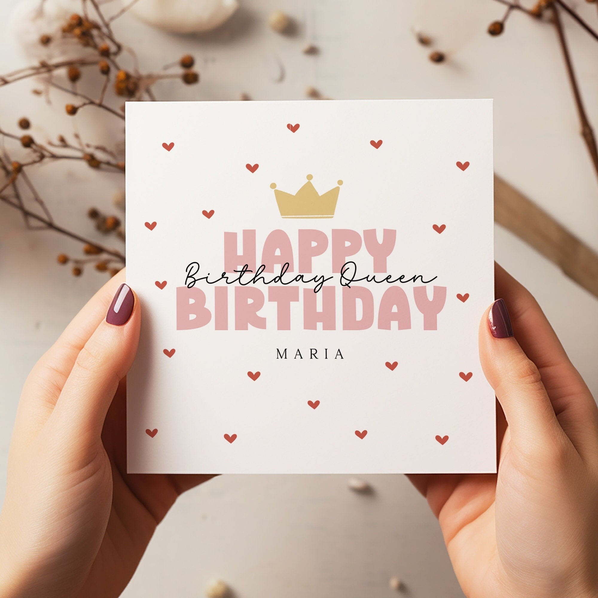 Personalised Birthday Card - Birthday Card For Her - Friend Birthday - C1660